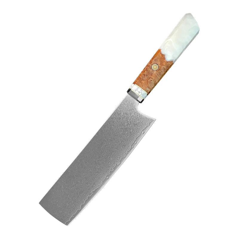 InLeung VG10 Damascus Steel Chef Knife – Hand Forged 20.5cm Damascus Chef Knife Axl kitchen knife