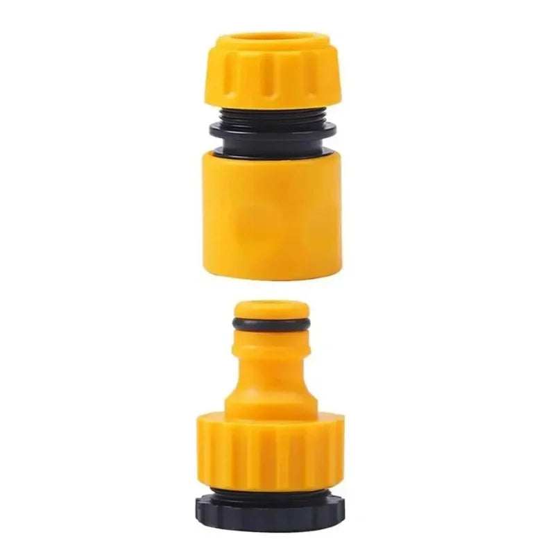 Garden Hose Quick Connector 3/4 & 1/2 Inch Faucet Adapter Hose Faucet Connector Axl 2PCS 1/2''