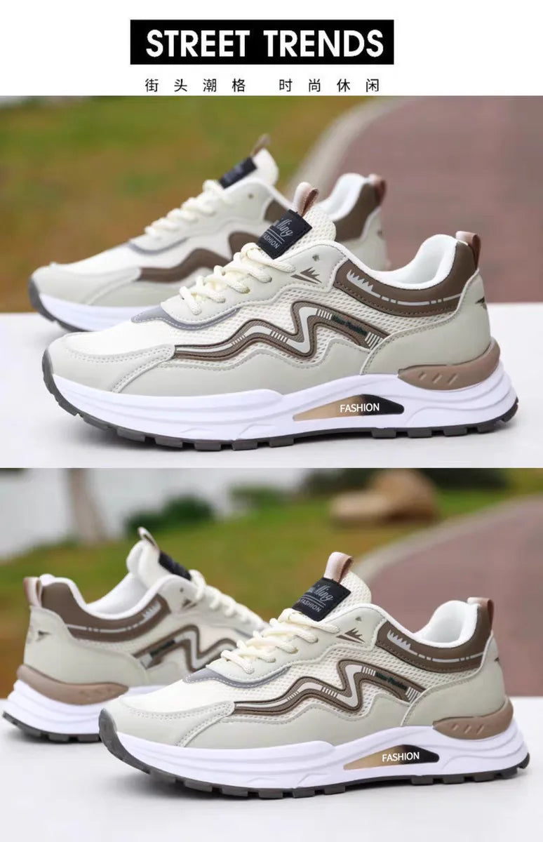 Men's Height Increasing Canvas Sneakers | Breathable Casual Shoes Men's Casual Sneakers Axl