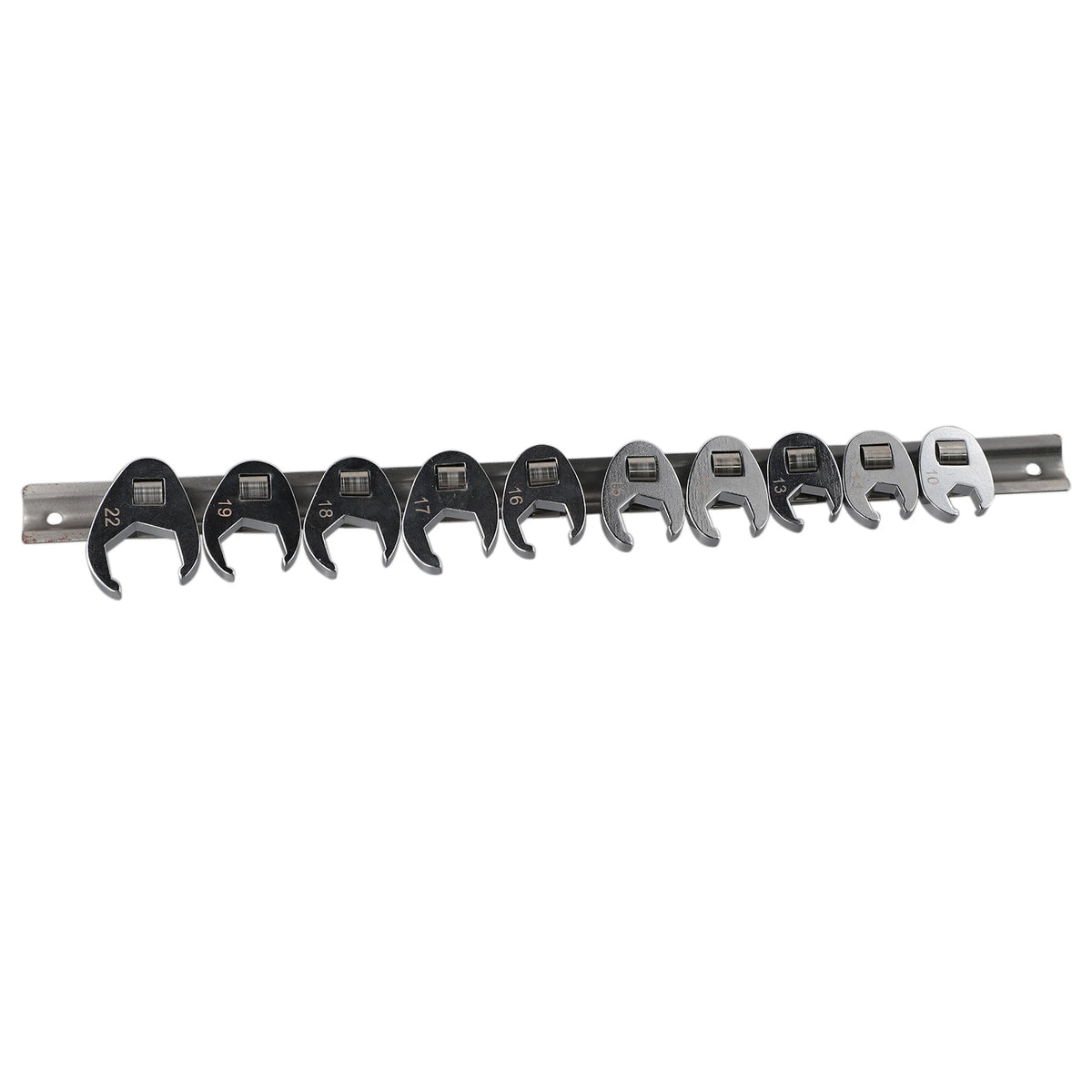 10-Pc Crowfoot Wrench Set 3/8" Drive 10–22mm Chrome Plated Crowfoot Wrench Set Axl China Mainland