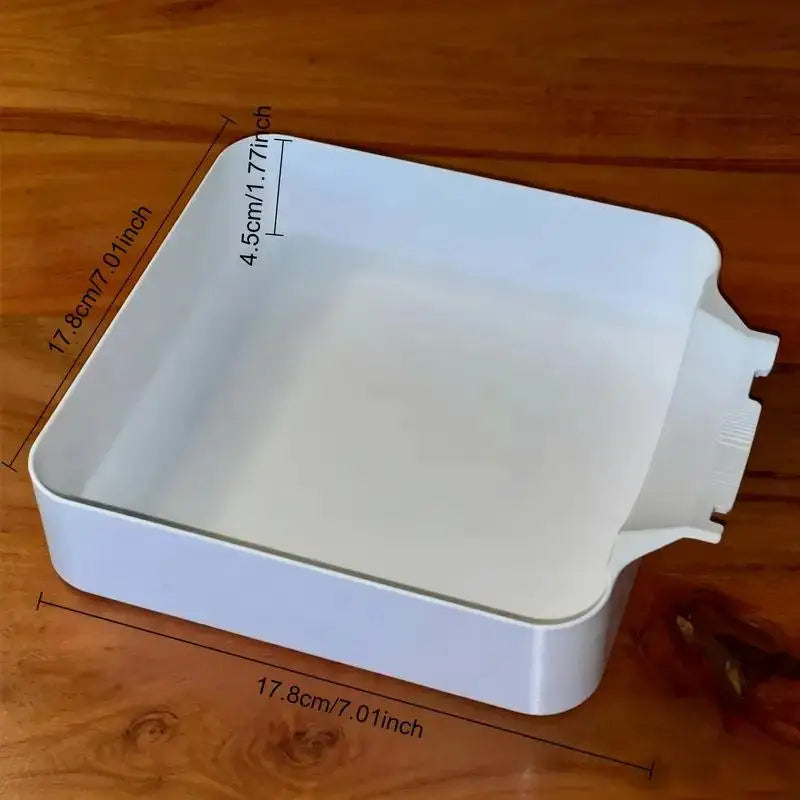 3D Printed Washing Machine Drain Tray – PLA Water Catch Tray Washing Machine Accessory Axl