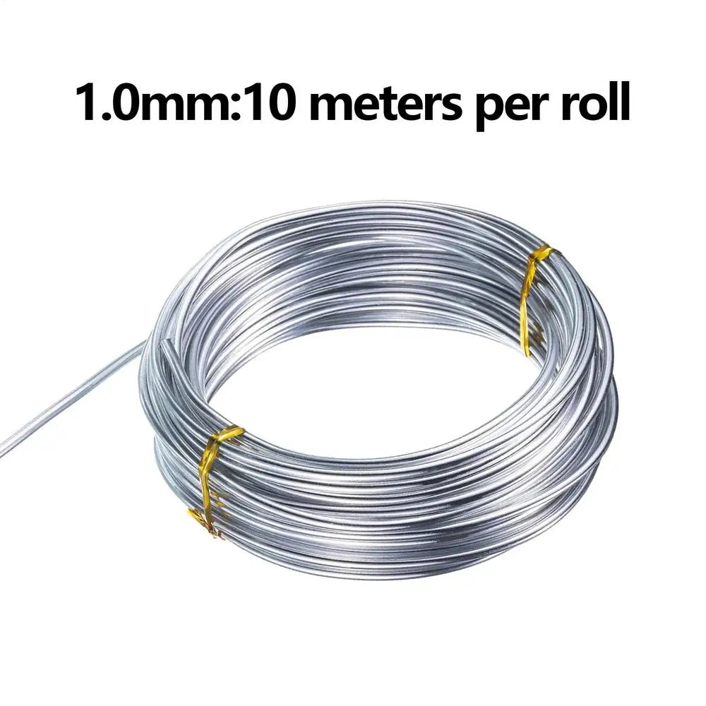 Flexible Aluminum Craft Wire 1mm 1.5mm 2mm – Silver DIY Wire Aluminum Craft Wire Axl 1.0mm