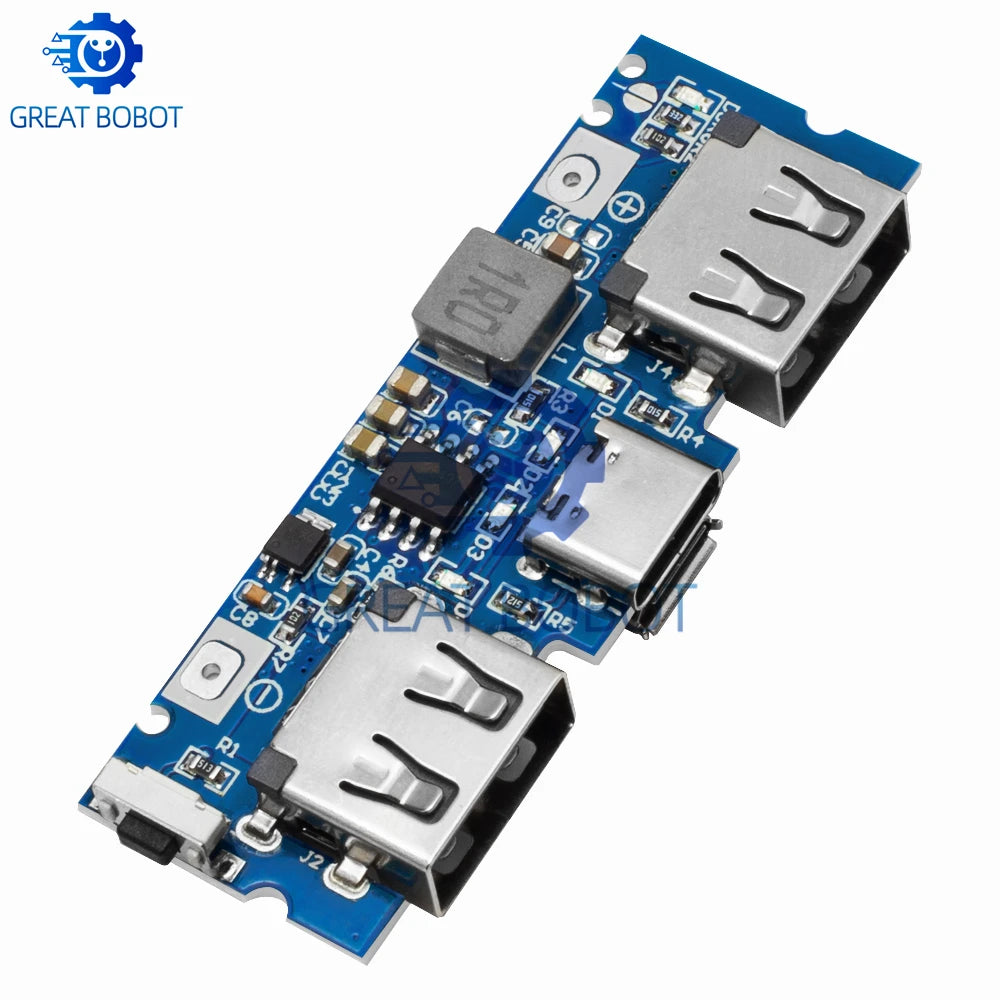 18650 Dual USB Power Bank Charger Board 5V 2.4A Boost Module Battery Charger Board Axl