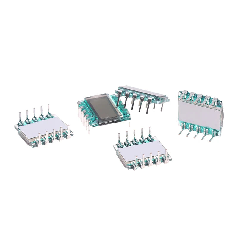10-PIN 3-Digit Segment LCD Panel 3.0V TN Positive – 5 Pack LCD Segment Display Axl