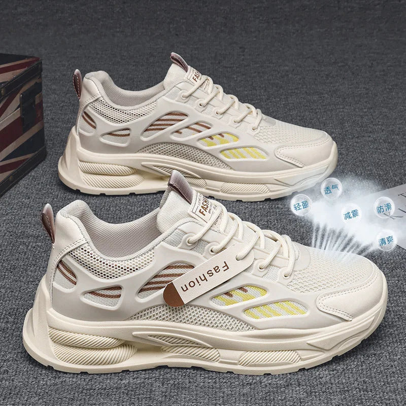 Men's Lightweight Anti-Slip Breathable Sneakers | Casual Men's Casual Sneakers Axl