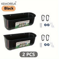 2-Pack Hanging Chicken Duck Goat Feeder Trough with Clip Poultry Feeder Trough Axl Black 2PCS