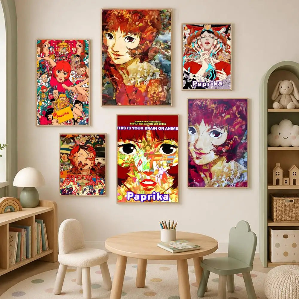 Anime Paprika Self-Stick HD Wall Poster – Waterproof Home Decor Wall Art Poster Axl