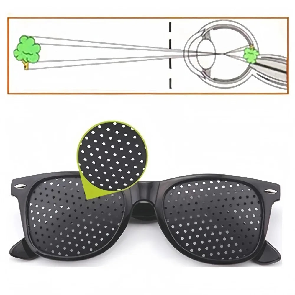 Pinhole Glasses – Eye Exercise & Focus Training | Adults & Kids Pinhole Glasses Axl