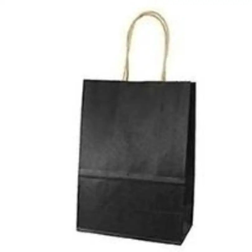 Kraft Paper Gift Bags with Handles 5-Pack | Party Favor Bags Kraft Gift Bags Axl 12 15 6 15x8x21cm black