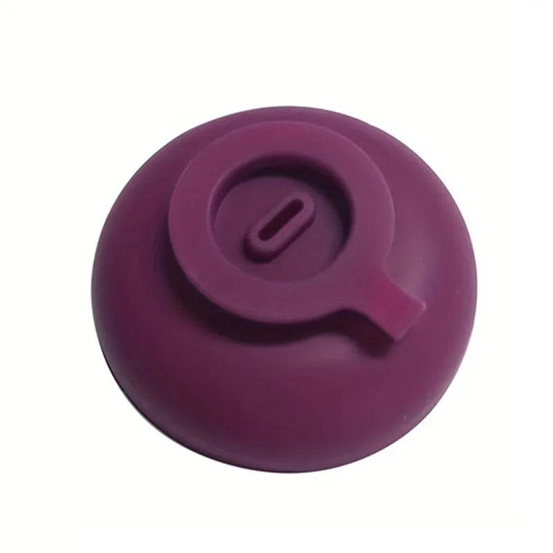 KEMORELA Silicone Popsicle Holder – Anti-Drip Ice Cream Tray Ice Cream Holder Axl 1PCS Purple