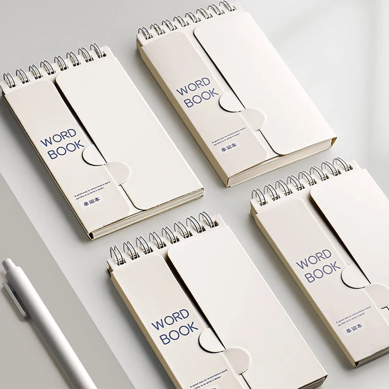 Portable Spiral Vocabulary Notepad | Pocket Shorthand Notebook Spiral Notepad Axl