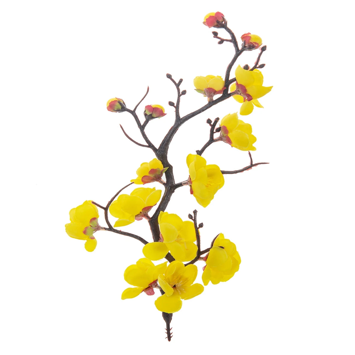 Silk Plum Blossom Branch – Artificial Spring Flower Decor Artificial Flower Branch Axl