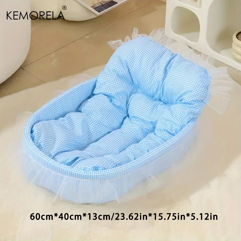 KEMORELA Cat Princess Sofa Bed – Washable Pet Mat All Seasons Cat Sofa Bed Axl