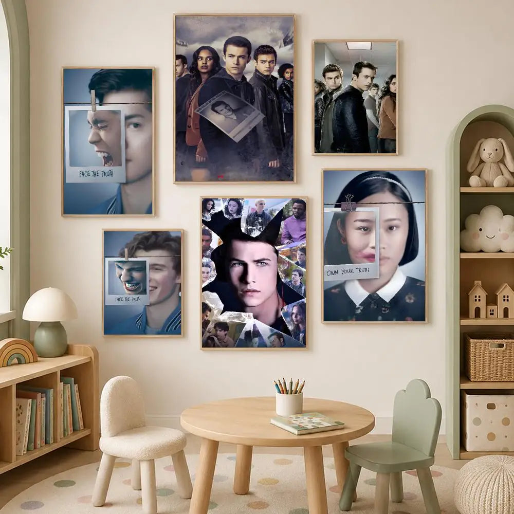 13 Reasons Why Poster – Self-Stick HD Waterproof Wall Art Wall Art Poster Axl