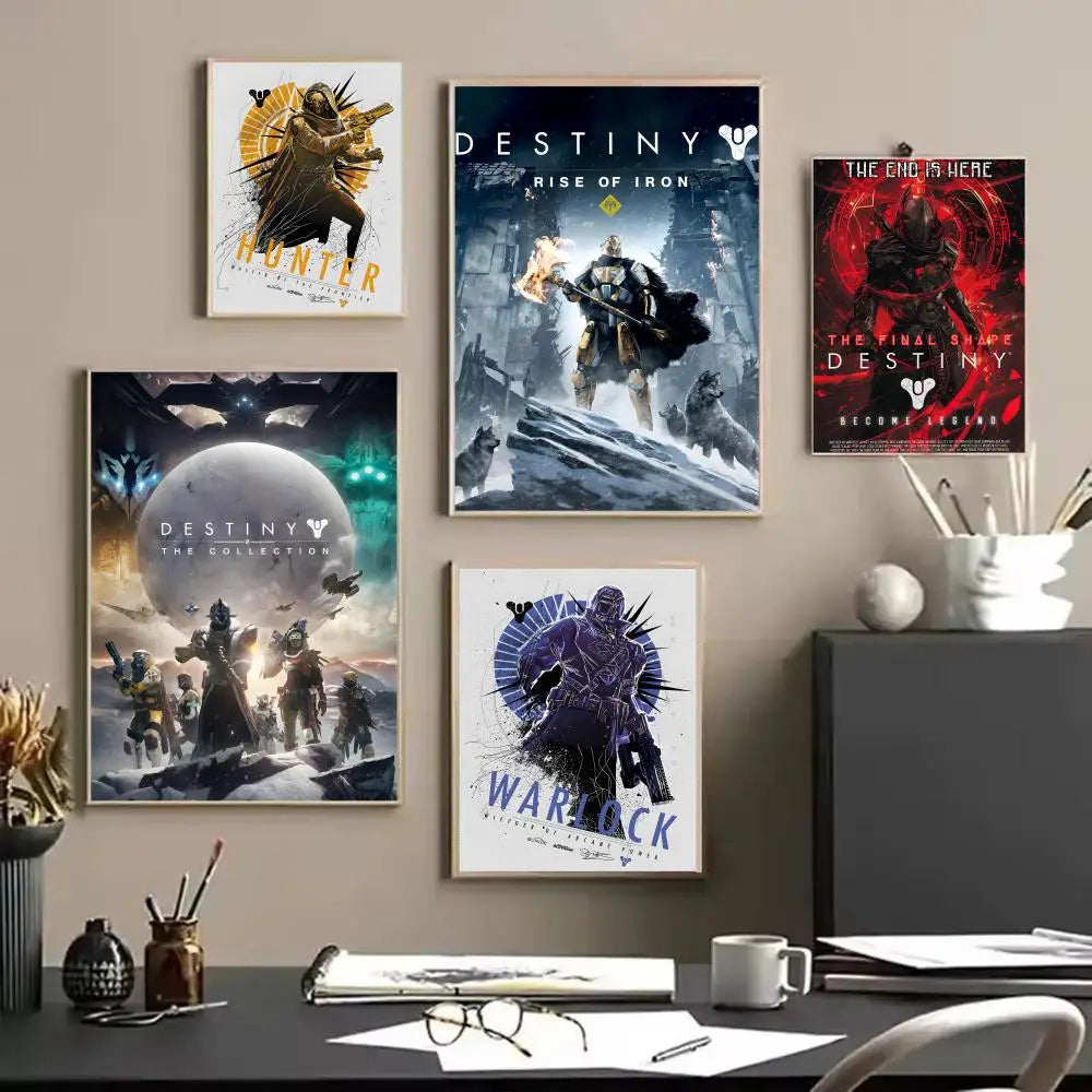 Destiny 2 Canvas Wall Art Poster – UV-Resistant Unframed Print Canvas Wall Art Axl
