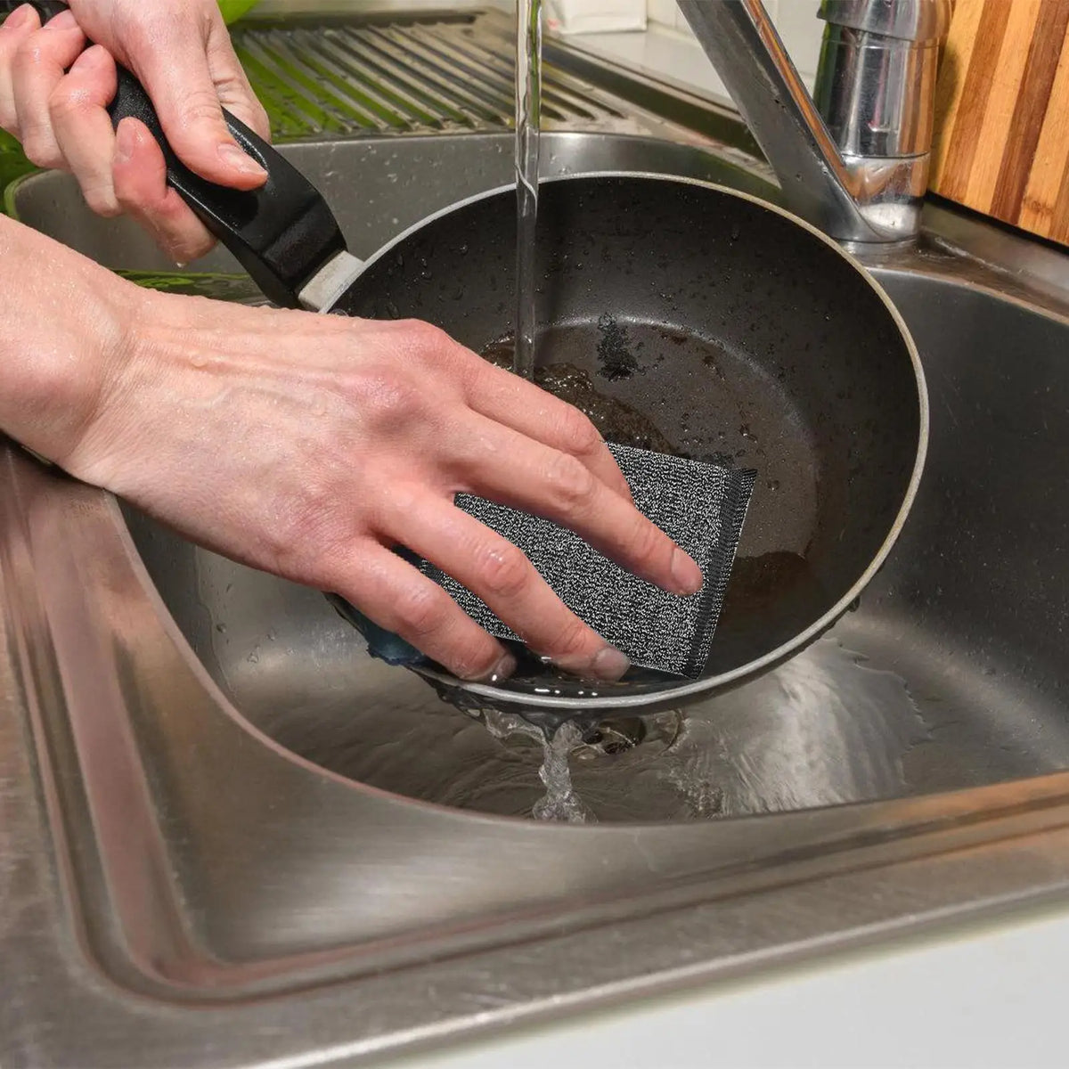 6-Pack Wire Dishwashing Scrubber – Non-Scratch Scrub Sponge Dishwashing Scrubber Set Axl