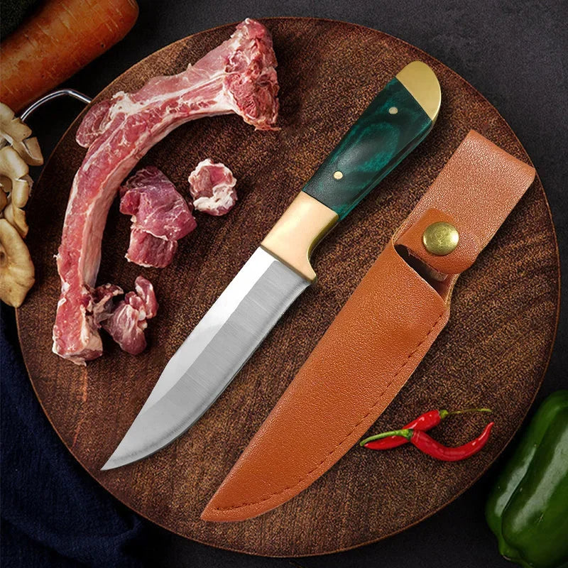 InLeung 7.5" Stainless Steel Boning Knife – Plastic Handle Boning Knife Axl