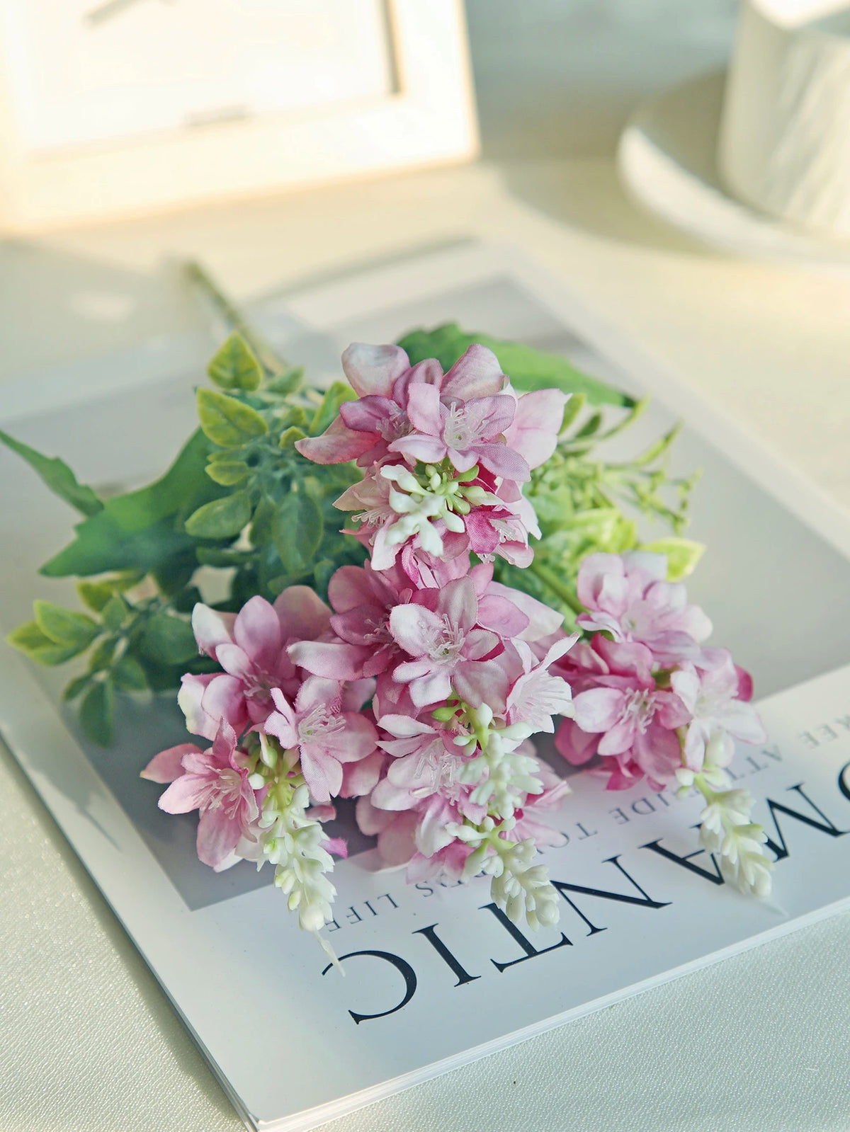 Silk Yucca Gloriosa Artificial Flower Bouquet | Wedding & Home Artificial Flower Bouquet Axl Rose Red 1 PC