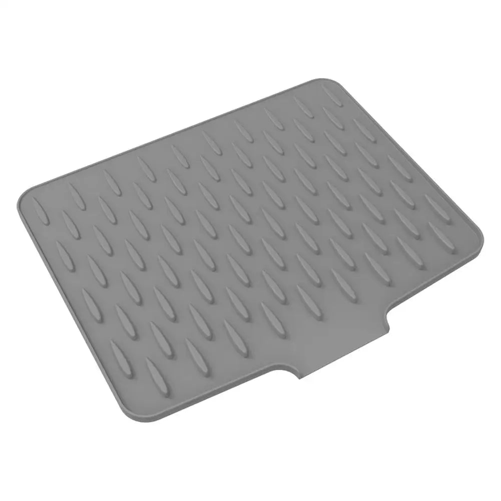 Silicone Drain Mat – Anti-Slip Heat-Resistant Kitchen Pad Silicone Drain Mat Axl Light Grey M