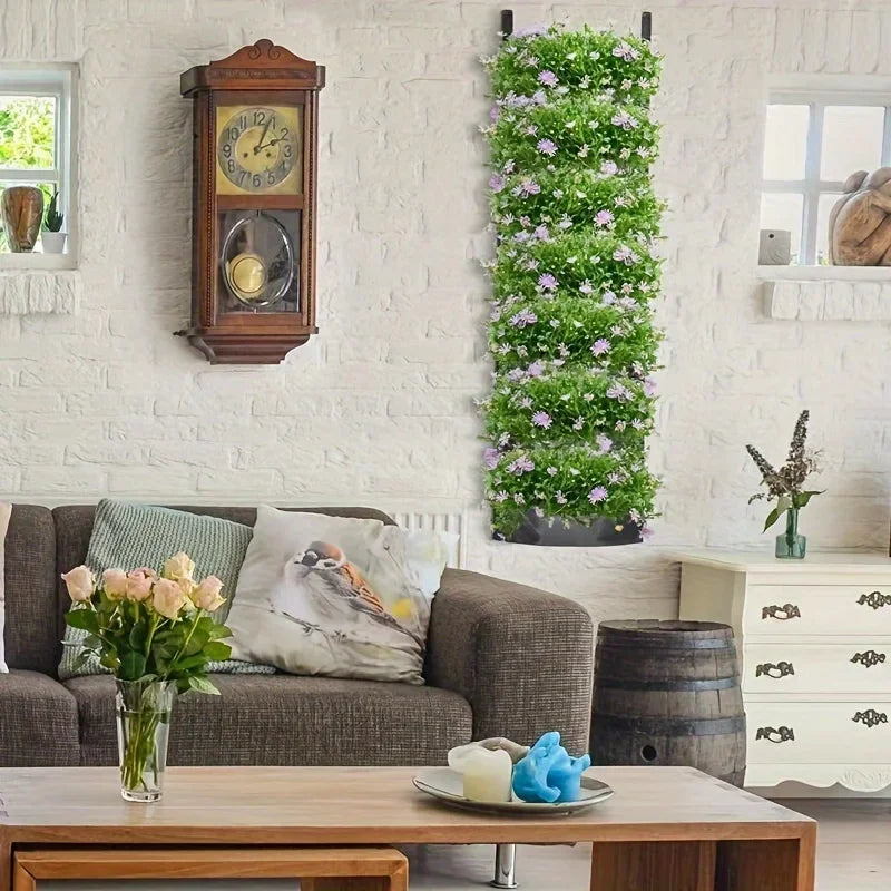 7-Pocket Vertical Wall Planter – Hanging Waterproof Planter Bags Vertical Wall Planter Axl