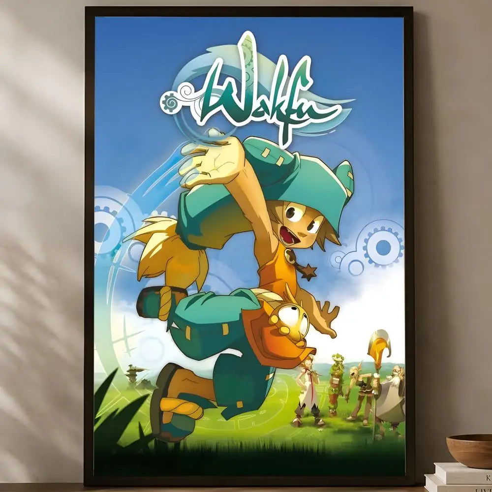 Wakfu Game Self-Stick HD Wall Poster – Waterproof Décor Wall Art Poster Axl White07 30X40cmNoframe