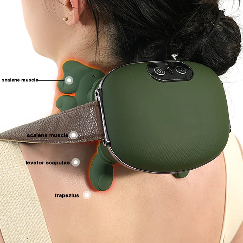 Biomimetic Palm Neck Massager – 3 Strength & 2 Heat Levels Neck Massager Axl