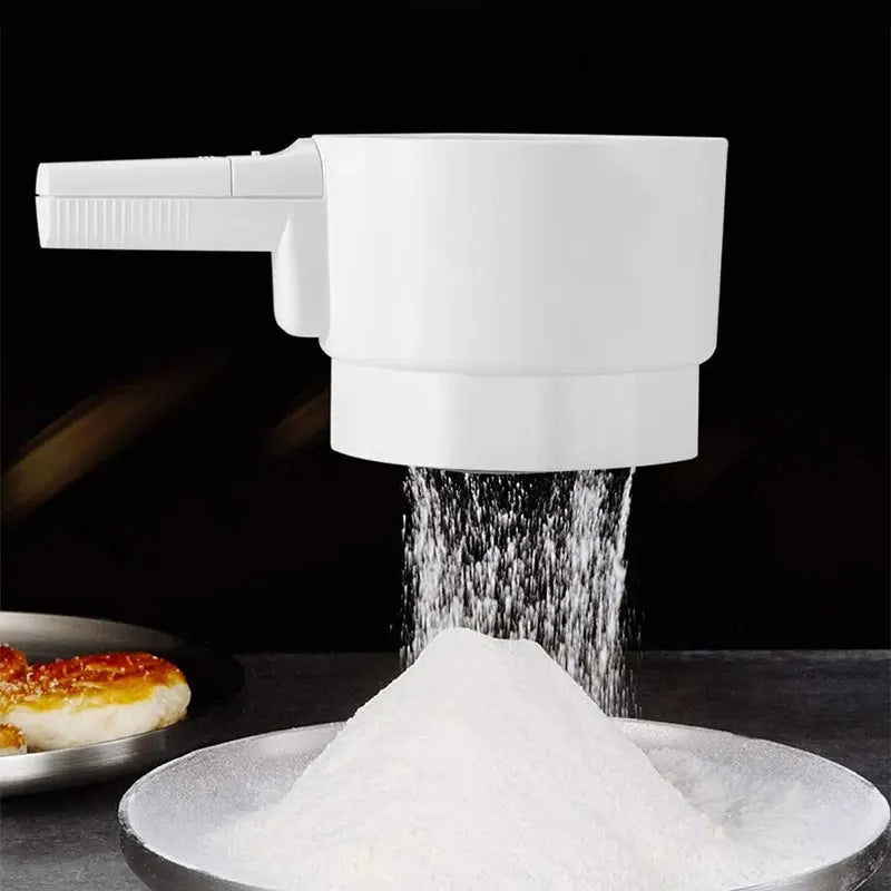Electric Flour Sifter 5 Cup Battery Powered Baking Sieve Electric Flour Sifter Axl