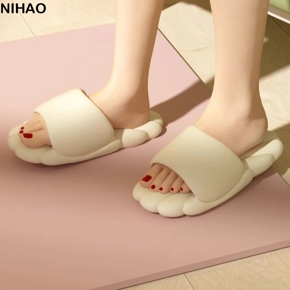 Women's Shell Petal Platform Slippers | Non-Slip EVA Sandals Women's Platform Slippers Axl