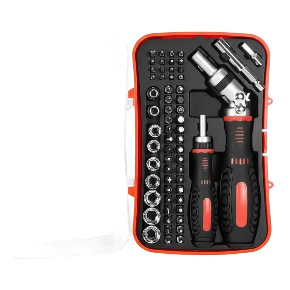 Ratcheting Screwdriver Set – Magnetic Bits & Sockets Kit Ratcheting Screwdriver Set Axl