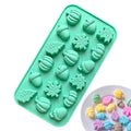 Silicone Fall Mold – 18 Cavity Maple Leaf Pumpkin Candy Mold Silicone Baking Mold Axl Default Title