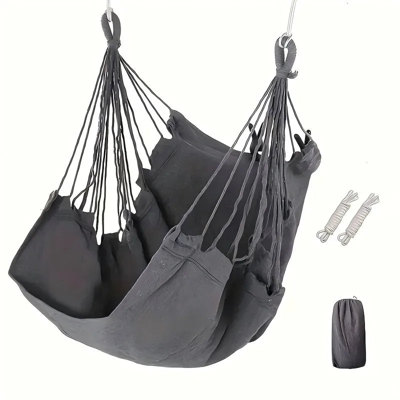 Hanging Basket Swing Chair – Indoor Outdoor Cotton Swing Bed Hanging Swing Chair Axl