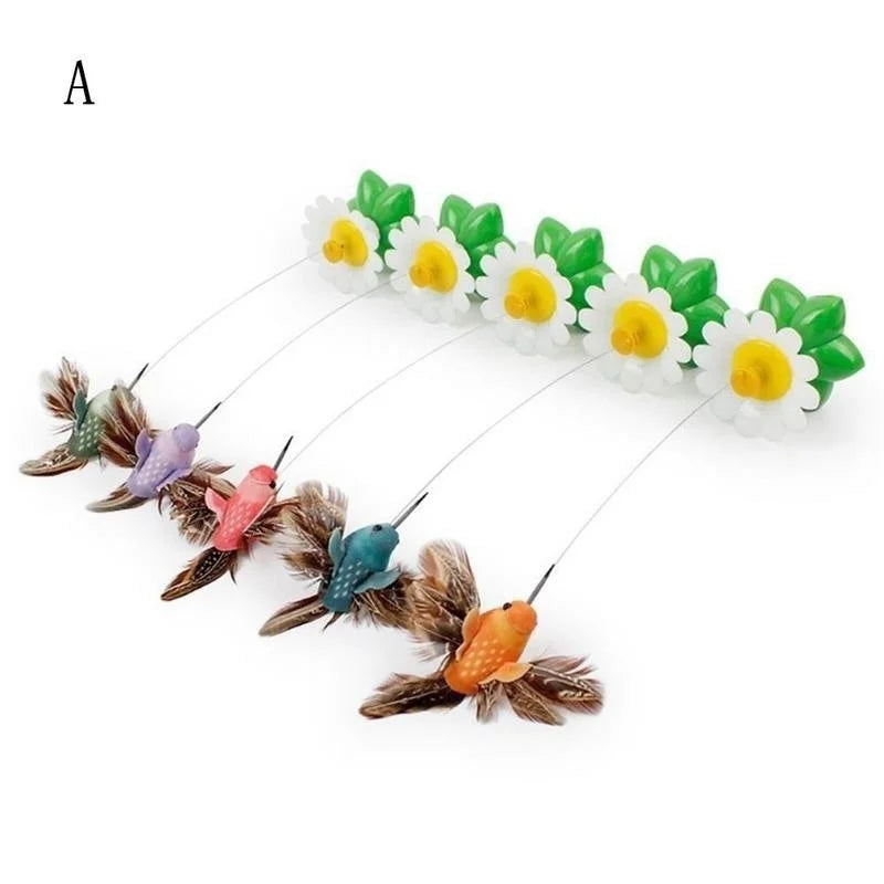 Electric Butterfly Flying Cat Toy – Flower Motion Teaser Interactive Cat Toy Axl