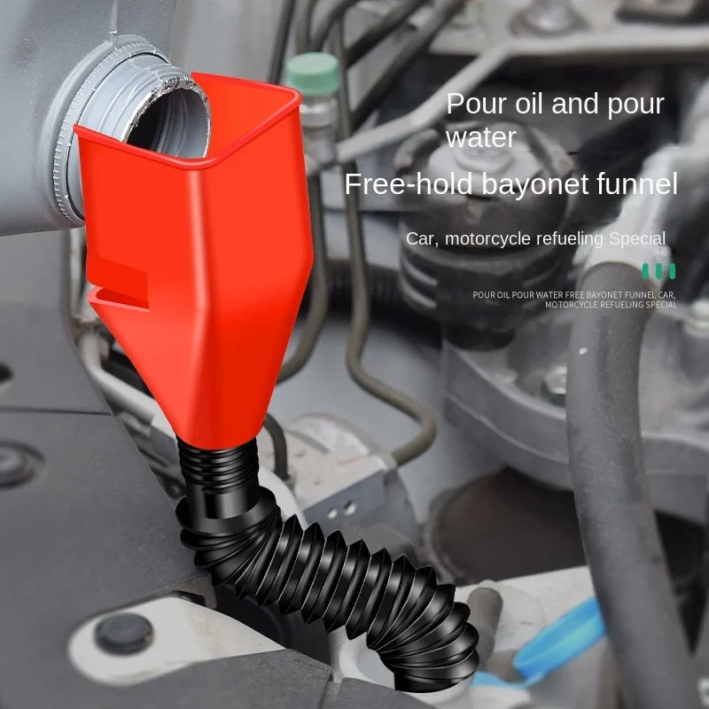 Foldable Universal Car Engine Funnel – Auto Fluid Pouring Auto Fluid Funnel Axl