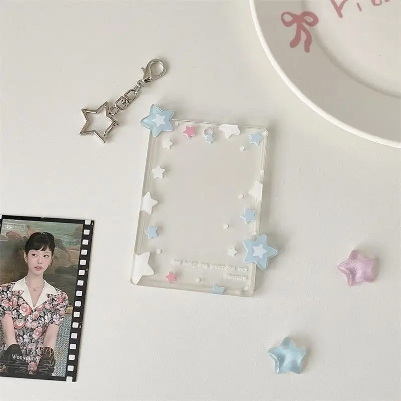 Star Photocard Holder 3 Inch – Acrylic Card Display Pendant Photocard Holder Axl A2
