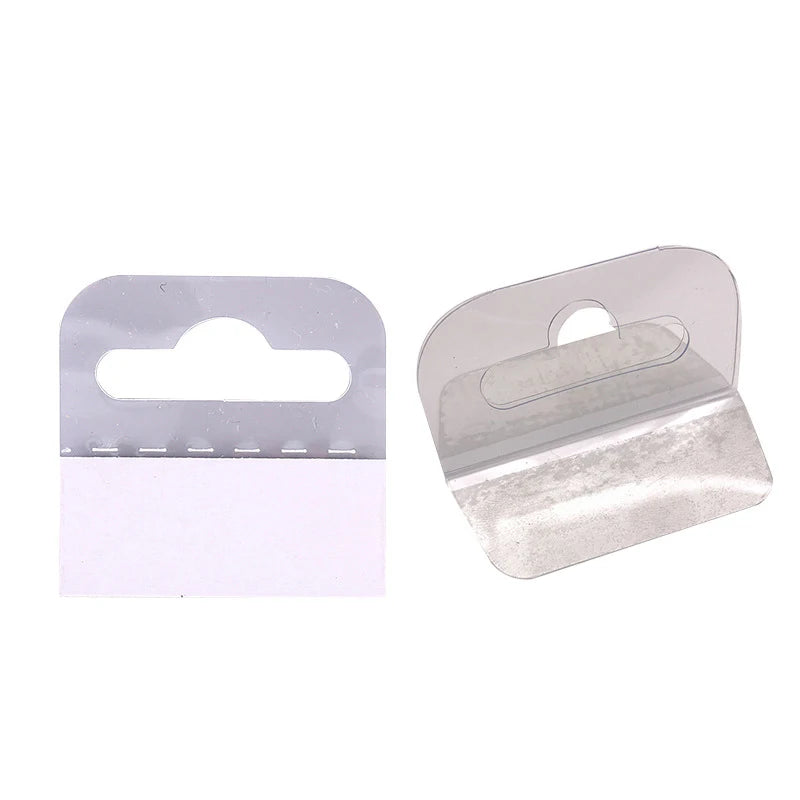 100 PCS PVC Adhesive Hang Tag Hooks – Retail Display Hangers Retail Display Hooks Axl