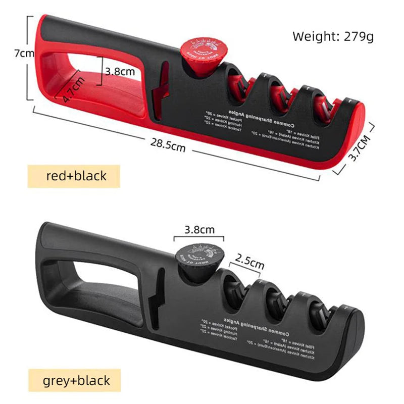 KEMORELA 5-in-1 Knife & Scissors Sharpener | Adjustable Angle Knife Sharpener Axl