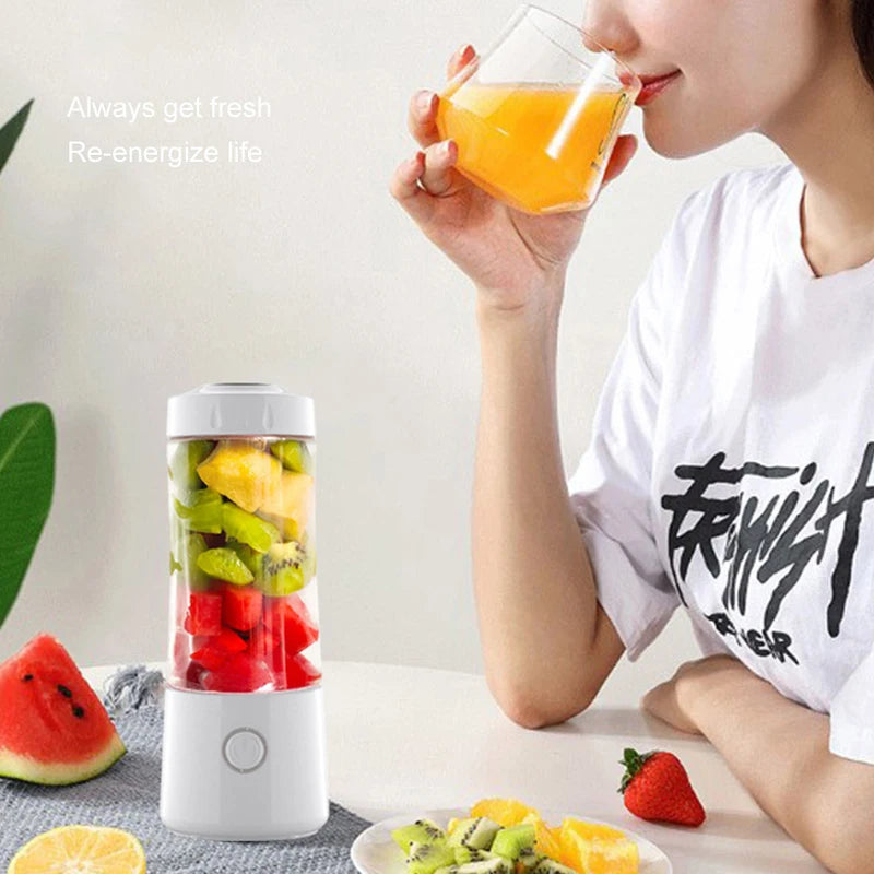 BALASHOV Portable Mini Electric Juicer Blender Cup 400ml Portable Juicer Blender Axl