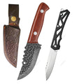 WXCOO Handcrafted Kitchen & Folding Knife Combo | Wood Handle Kitchen Knife Set Axl 2PCS