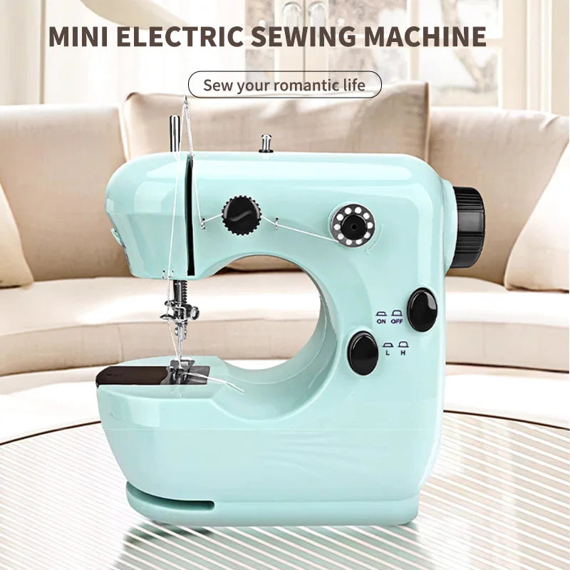 Portable Mini Electric Sewing Machine for Beginners – DIY Mini Sewing Machine Axl