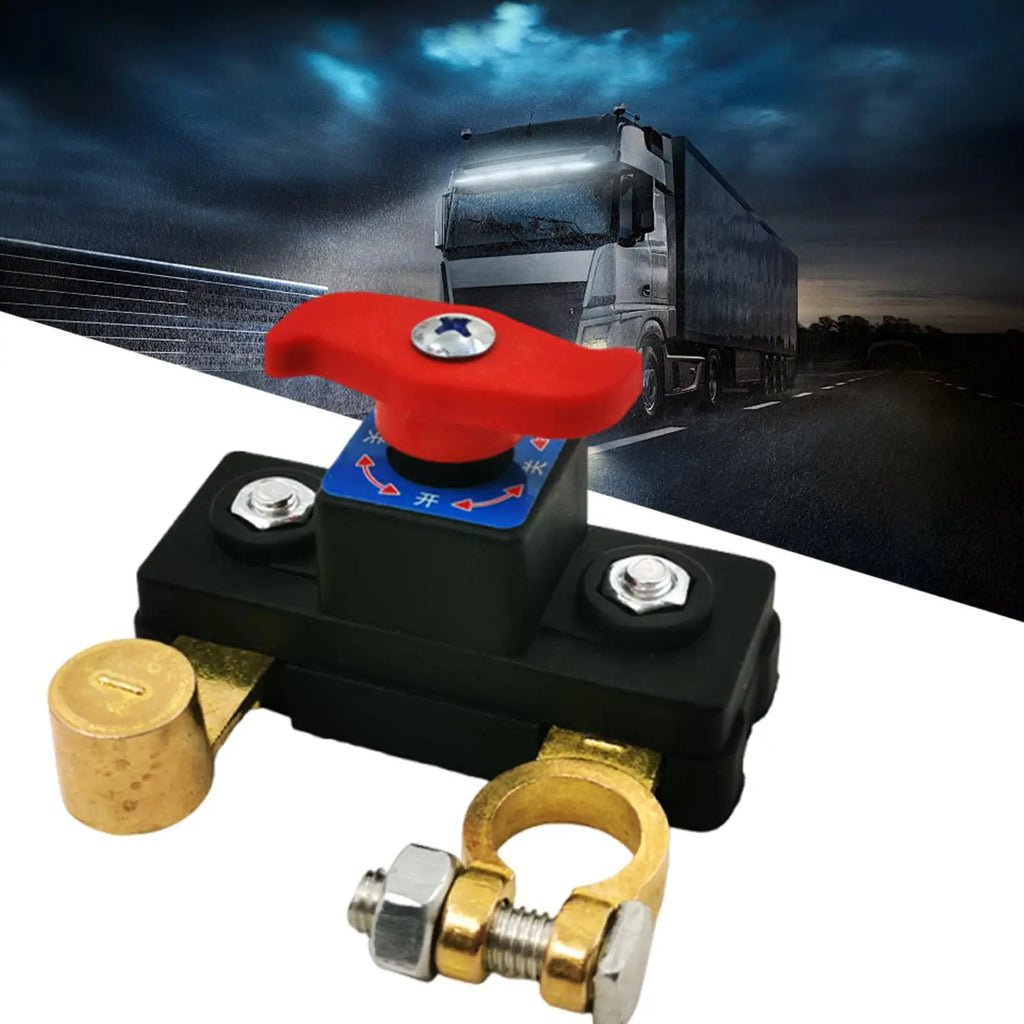 Car Battery Disconnect Switch 12V/24V 100A – RV Truck Boat Battery Disconnect Switch Axl