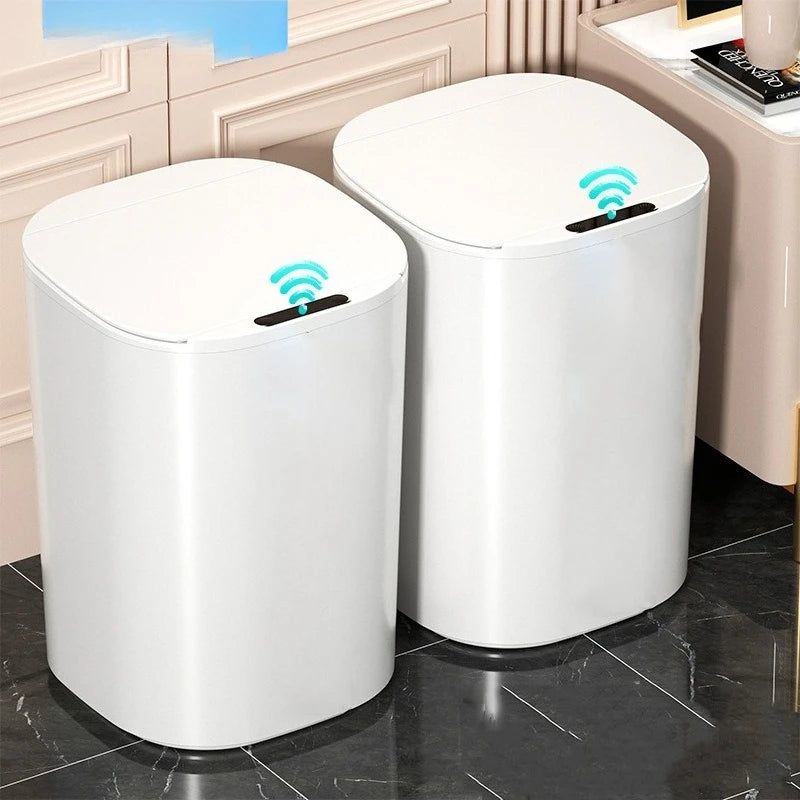 Smart Sensor Trash Can 15L – Auto-Open Odor-Control Waste Bin Sensor Trash Can Axl