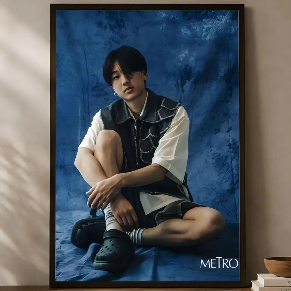 Yang Kai Singer HD PVC Self-Stick Wall Art Poster | Home Decor Wall Art Poster Axl White16 15X20cmNoframe