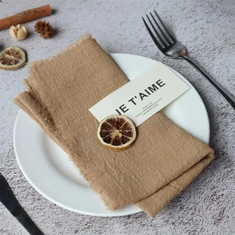 Solid Color Cloth Dinner Napkins – Machine Washable Set Cloth Dinner Napkins Axl