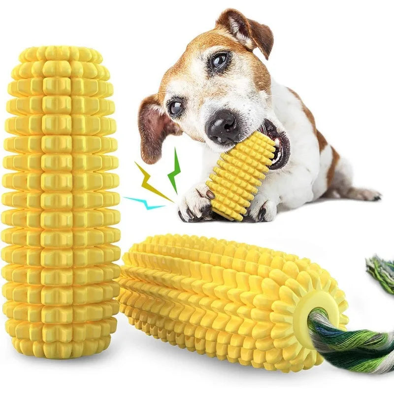Durable Squeaky Corn Stick Dog Chew Toy for Tough Chewers Dog Chew Toy Axl