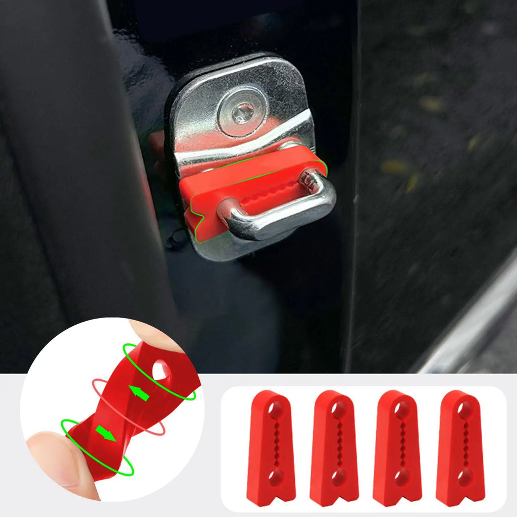 Silicone Car Door Shock Absorber Cushion 4-Pack | Anti-Slam Car Door Damper Axl