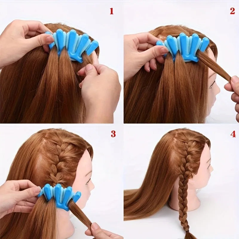 3-Piece Hair Styling Set – Bun Maker & Braiding Tools for Women Hair Styling Set Axl