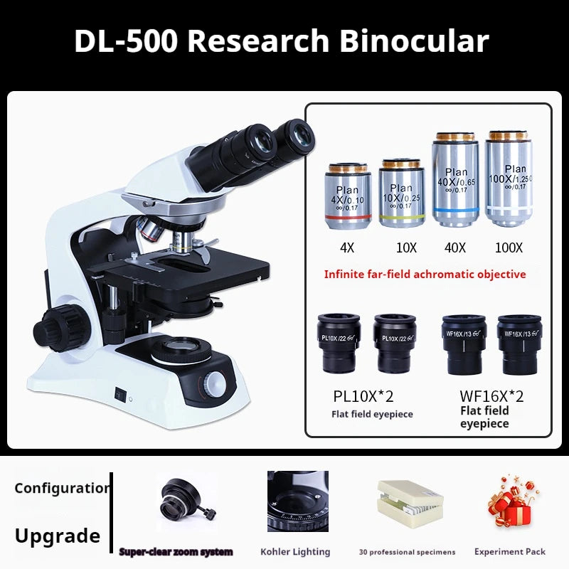 Research Grade Biological Microscope | Plan Infinity Optical System Biological Microscope Axl 1