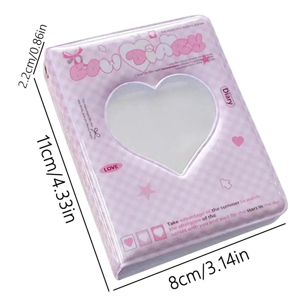 40-Pocket Trading Card Binder & Photo Organizer Album Card Collection Binder Axl Pink