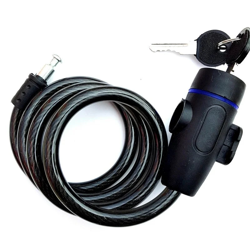 Universal Bike Cable Lock with 2 Keys – Bicycle & Motorcycle Bike Cable Lock Axl