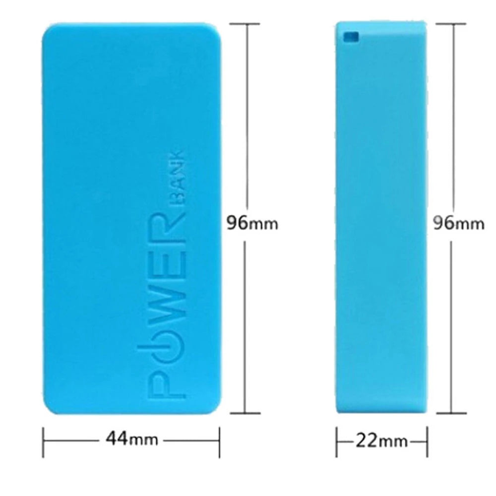DIY 18650 Power Bank Case – 2-Slot Portable Charger Box Power Bank Case Axl